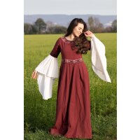 Noble Dress with Border "Yala" Red