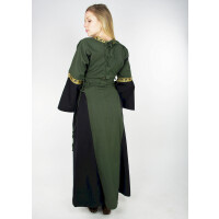 Medieval Dress with Border "Sophie" - Green/Black L