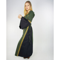 Medieval Dress with Border "Sophie" - Green/Black XXL