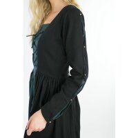 Medieval Dress or Witch Dress "Medusa" - Black/Blue M