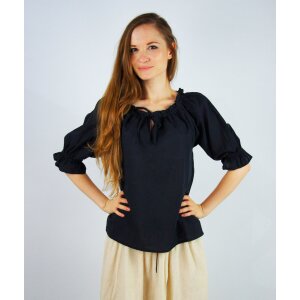 Medieval and Larp Blouse, Black