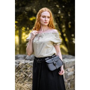 Medieval Summer Blouse "Otilia" Hemp-colored