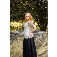 Medieval Summer Blouse "Otilia" Hemp-colored