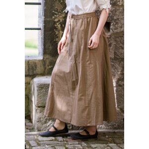 Medieval or Pirates Skirt "Dana" light brown