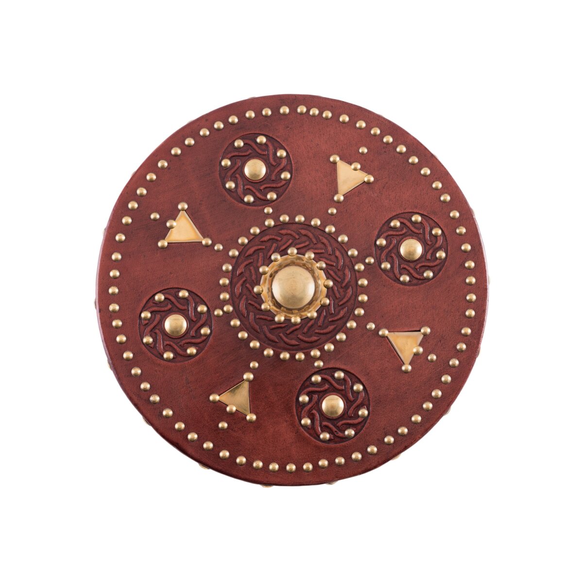 Mini-Target, small Scottish round shield with brass fittings