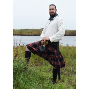 kilts, kilt de 8 yards, tartan Black Stewart