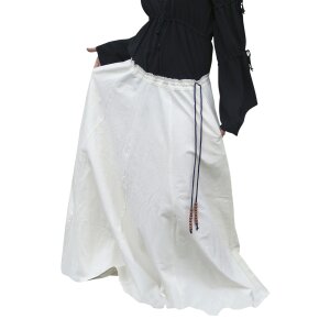Medieval skirt, wide flared, natural