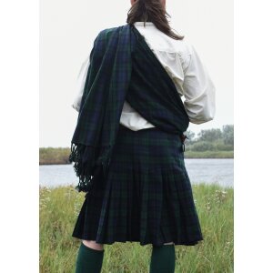 Tartan, 8 Yard Kilt with Black Watch Tartan