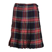 8 Yard Kilt, Schottenrock, Black Stewart Tartan, Taille 40 in. (L)