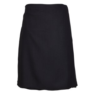 Tartan skirt, 8 yard kilt, black