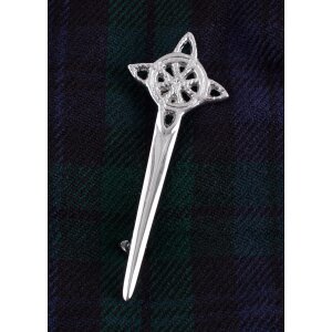 Kilt pin / Kilt pin, Celtic knot pattern