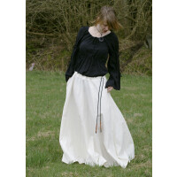 Medieval skirt, wide flared, natural, size S