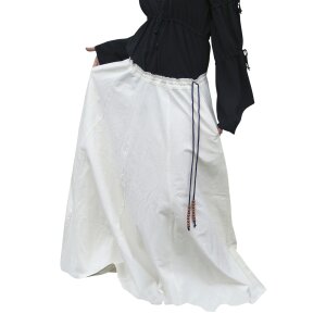 Medieval skirt, wide flared, natural, size L