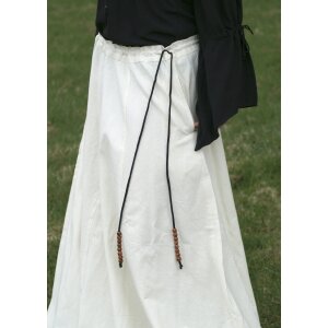 Medieval skirt, wide flared, natural, size XL