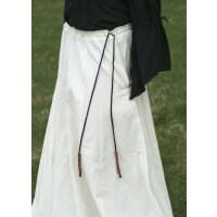 Medieval skirt, wide flared, natural, size XXL