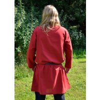 Long-sleeved tunic, red, size S