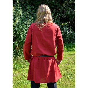 Long-sleeved tunic, red, size M