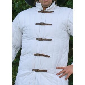 Gambeson mit Schnallen, natur