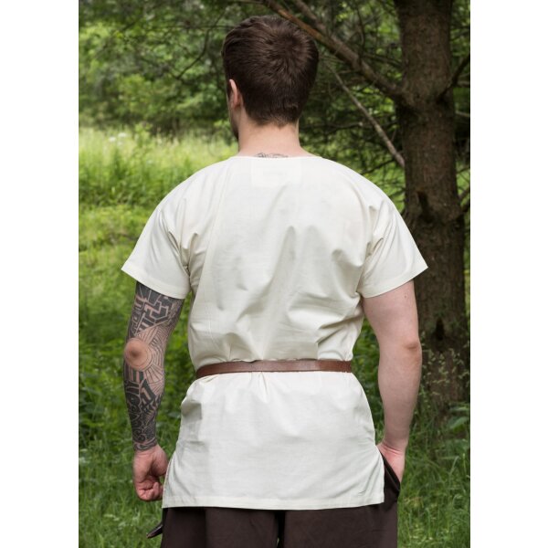 Medieval tunic Sigmund, short sleeve, nature, 24,99 €