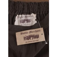 wide cut medieval pants Hermann, brown