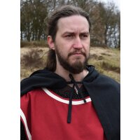 Medieval tunic Eckhart, red/nature