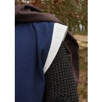 Medieval tunic Eckhart, blue/natural