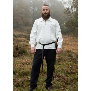 Medieval knight shirt Goetz, white