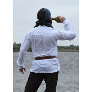 Medieval shirt Ludwig, white XXL