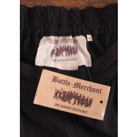 Wide medieval pants Hermann, black XL