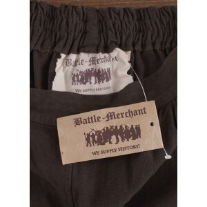 Wide medieval trousers Hermann, brown M