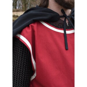 Medieval tunic Eckhart, red/nature S-L