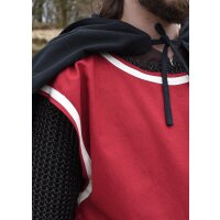 Medieval tunic Eckhart, red/nature S-L