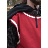 Medieval tunic Eckhart, red/nature XL-XXL