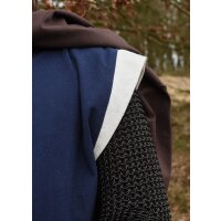 Medieval tunic Eckhart, blue/natural XL-XXL