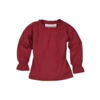 Children medieval long sleeve blouse Helena, red
