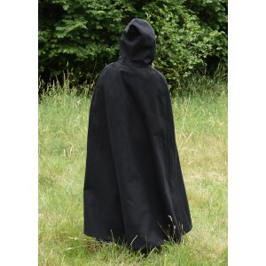 Children medieval cape Paul, black