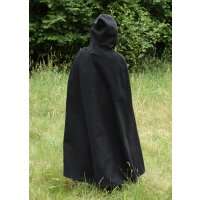 Children medieval cape Paul, black