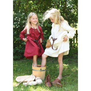 Children medieval dress, petticoat Ana, natural