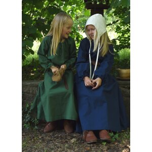 Children medieval dress, petticoat Ana, blue