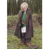 Children medieval shirt Colin, with lacing, green, 146