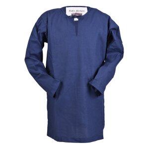 Long sleeve medieval tunic / bodice Arn for children, blue, 110
