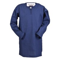 Long sleeve medieval tunic / bodice Arn for children, blue, 110