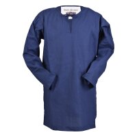 Long sleeve medieval tunic / bodice Arn for children, blue, 146