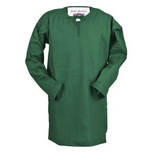 Long sleeve medieval tunic / bodice Arn for children, green, 164