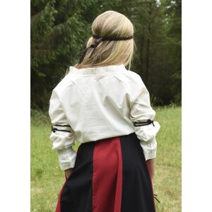 Children medieval long sleeve blouse Helena, natural, 110