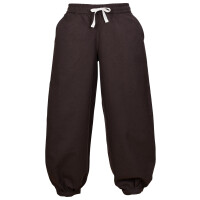 Wide medieval childrens trousers Thore, brown, 128