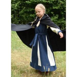 Children medieval cape Paul, black, 110