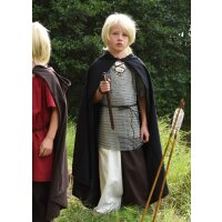 Children medieval cape Paul, black, 146