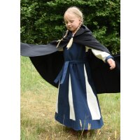 Children medieval cape Paul, black, 164