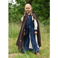 Children medieval cape Paul, brown, 110